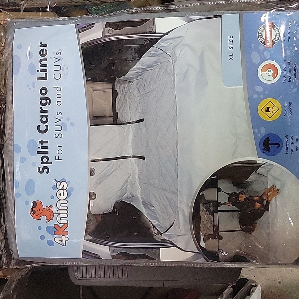 MONEY DONATED TO SPCA 4knines Split cargo liner for SUV and C.U.V